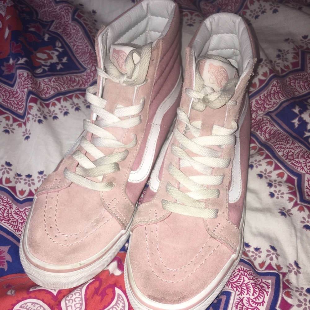 Pink Hi-Top Vans